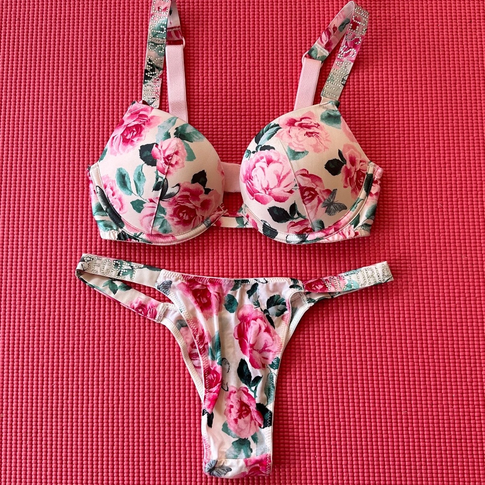 Victoria’s Secret Pink Floral set 32B